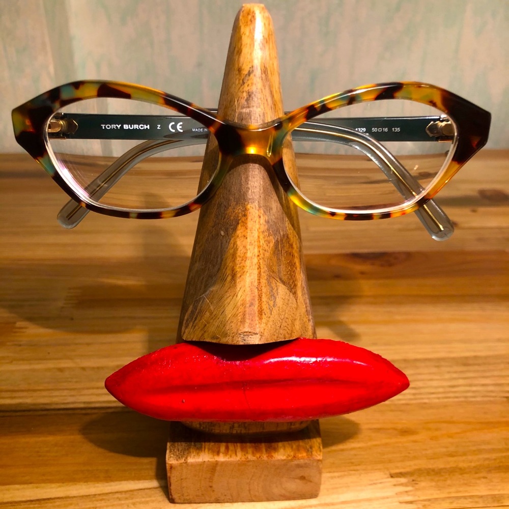 TORY BURCH BLUE TORTOISE GEYSER EYEGLASSES TY2044